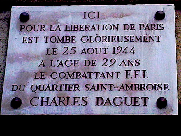 plaque charles daguet