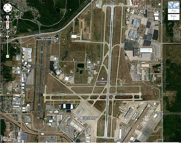 aéroport Tulsa pistes